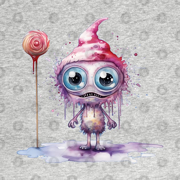 Cute Monster by Art by Adrianna